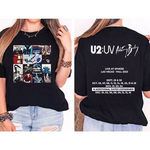 U2 Fall Tour 2023 Warning Baby Live At Sphere 2 Sided Retro Tee T-Shirt